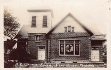 J84/ Flat River Missouri RPPC Postcard c1940s M.E. Church Building South  256 picture