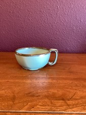 Vintage Frankoma Pottery Prairie Green Soup Mug #4SC picture