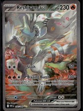 Reshiram ex Holo Special Illustration Rare SV: White Flare 166/086 NM picture