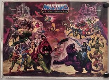 Vintage 1984 Masters of the Universe MOTU Poster William George Mattel 32x23 picture