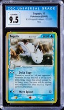 2006 Togetic Delta Species Pokemon EX Dragon Frontiers 11/101 Holo CGC 9.5 picture
