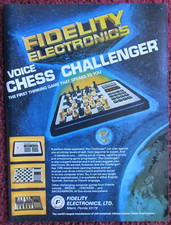 1979 FIDELITY Electronics Voice Chess Challenge Print Ad ~ Electronic Chess Game picture