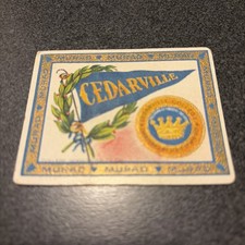 1910s T51 Murad Cigarettes College Series CEDARVILLE COLLEGE  1st Edition #134 picture