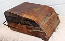 Antique 1907 Sweeper-Vac  Pneuvac Early Wooden Mechanical Vacuum picture