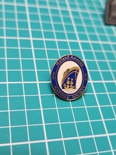 Vtg Holland America Mariner Society 25 Gold Tone Lapel Pin picture