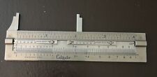 RARE Vintage Metric CALIPUTER Comb Caliper, Slide Rule, Depth Gauge. Orig Pkg picture