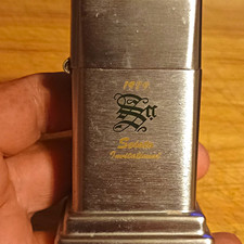 Vintage 1978 Zippo Barcroft No 4 Table Lighter - 1979 Select Invitational Golf T picture