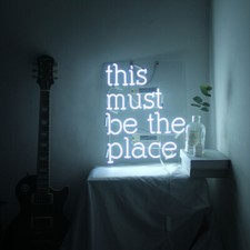 This Must Be The Place Neon Sign for Live Photograph Background Light 20