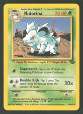 English LP Nidorina 40/64 JU Unlimited Pokemon Jungle picture