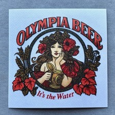 Olympia Beer Patch Badge Retro Vintage Tumwater It’s the Water Oly Girl picture