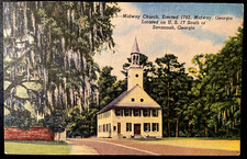 Vintage Postcard 1951 Midway Church, Midway, Georgia (GA) picture