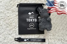 Pokémon x Fragment Design Pikachu Plush Keychain Thunderbolt Project w/ Bag V1 picture
