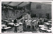 Burns, Tennessee TN Dining Room, Inn Montgomery Bell State Park Cline E-198 RPPC picture