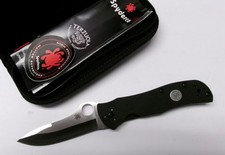 Spyderco C55G20CVP Starmate Sprint Run Folder Black G-10 Handles Plain Edge NEW picture
