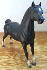 Vintage Breyer Molding Co. Horse Black & White Morgan Stallion picture