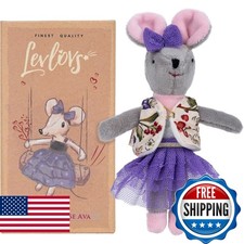 Levlovs Mouse In A Stuffed Animallinen Toycotton Dollfairy Mousemini Dolls picture