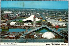 Spokane, WA Expo 1974 World's Fair Vintage Postcard Aerial View picture