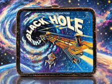 Vintage 1979 Disney The Black Hole Metal Lunch Box w/ Thermos Aladdin Sci-Fi picture