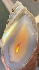 OLD BRAZILIAN AGATE SLAB POLISHED 13.16 Ounces picture