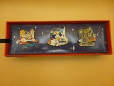 Disneyland Astro Orbitor Through the Years 3 pin set LE 250 picture