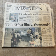 Times Union Albany, NY September 1, 2005, Hurricane Katrina picture