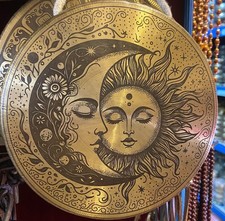 50 CM Sun Moon Art Gong -Handmade, Sound Healing, Meditation, Calm & Mindfulness picture