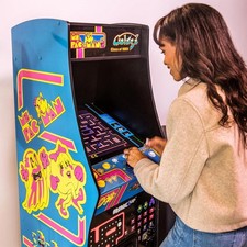 Ms. Pac-Man Class of '81 Deluxe Arcade Machine with 12 Retro Games picture