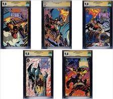 Batman Sword of Azrael #1-4 CGC 9.8 SS Quesada LOW POP SEQUENTIAL CERT SET picture