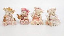 Lot of 4 Hamilton Promise Bears Collection Figurines Spirit Trust Wisdom Peace picture