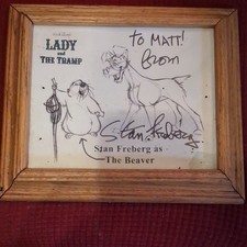 Walt Disney Lady and the Tramp Framed Print Stan Freberg as The Beaver picture