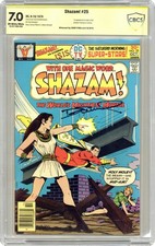 Shazam #25 CBCS 7.0 Witnessed Sig Denny O'Neil 1976 18-3311DA4-098 1st app. Isis picture