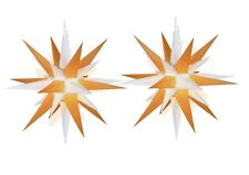 21”*2 Moravian Star  - Hanging Outdoor Christmas Star Light - Bright Porch Light picture