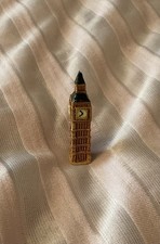 Vintage Miniature Big Ben London UK Elizabeth Tower Figurine Souvenir 0.50x 1.7