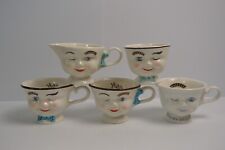 5 Baileys Irish Cream Winking Mugs Coffee Cups Collectible 1996 Barware picture