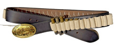Fairweather Style Leather Cartridge BELT .45-70 (36-42 inch)  BELT ONLY picture