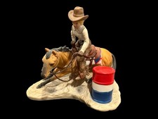 Rodeo Barrel Racer Mini Ltd. Ed. 1981 Sky Country Golden Colorado Signed (400) picture