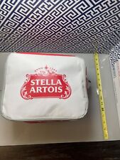 NOS STELLA ARTOIS Beer Cooler Bag Lunch 6 Cans  Carrying Handle Beach picture