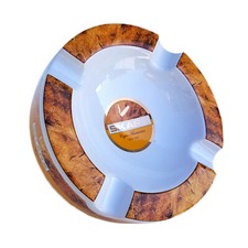 Sikarx Cigars Leaf Large Ceramic Ashtray for Patio / Outdoor Use 4 Cigar rests picture