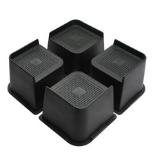 Mymulike Bed Risers Heavy Duty Oversized Furniture Risers Support Up To 6000 picture