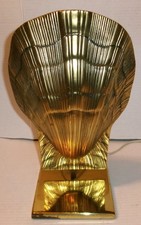 Vintage Chapman Brass Shell Hollywood Regency MCM 14
