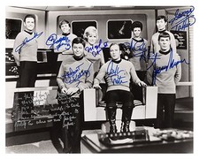 Star Trek Cast Autograph 8x10 Photo Signed Reprint TOS 60th Anniversary picture