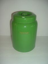 Hall Green Radiance Sugar Jar Canister Vintage picture