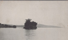 Scenic Lake Island View Nature Outdoor Beauty Divided Back Vintage Post Card picture