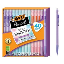 BIC Xtra-Smooth Pastel Mechanical 40 Count (Pack of 1), Edition picture