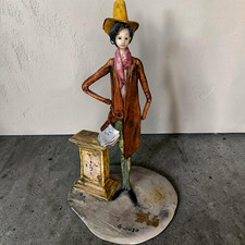Vintage Lo Scricciolo Lawyer Attorney Figurine Giovanni G Duso Italy 82B AS-IS picture