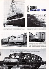 Alco C628 C630 New York Central D&H Diesel Locomotives Vtg 1965 Magazine Image picture