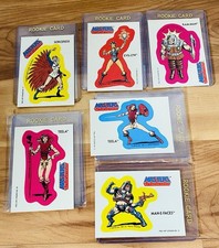 He-Man 1984 Masters of the Universe Sticker Card Lot MOTU Vintage NM picture