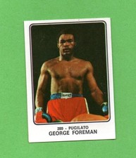 GEORGE FOREMAN STICKER CARD CHAMPIONS OF SPORT 1973 74 VERY GOOD ROOKIE #289 picture
