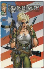 DIVINE RIGHT #1 AMERICAN ENTERTAINMENT JIM LEE VARIANT NM COA SIGNED BY JIM LEE picture
