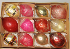 Lot Antique VTG early 1900s Glass Pictured DROP Christmas Ornaments Germany picture